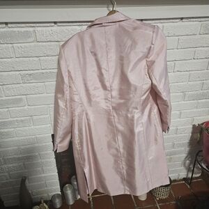 Le Suit Light Pink Satin Jacket